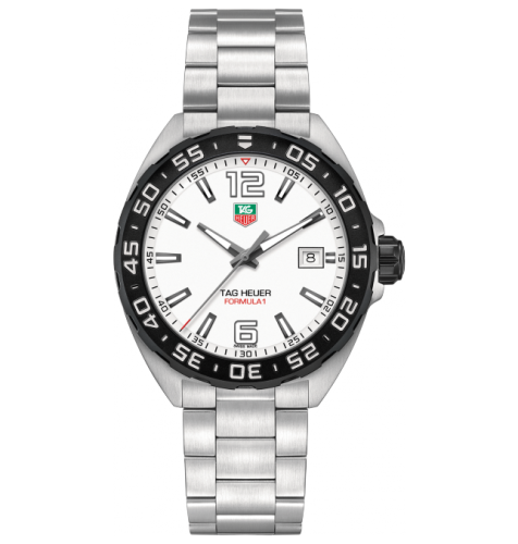 TAG Heuer Formula 1 Quartz 41 Stainless Steel / White / Bracelet